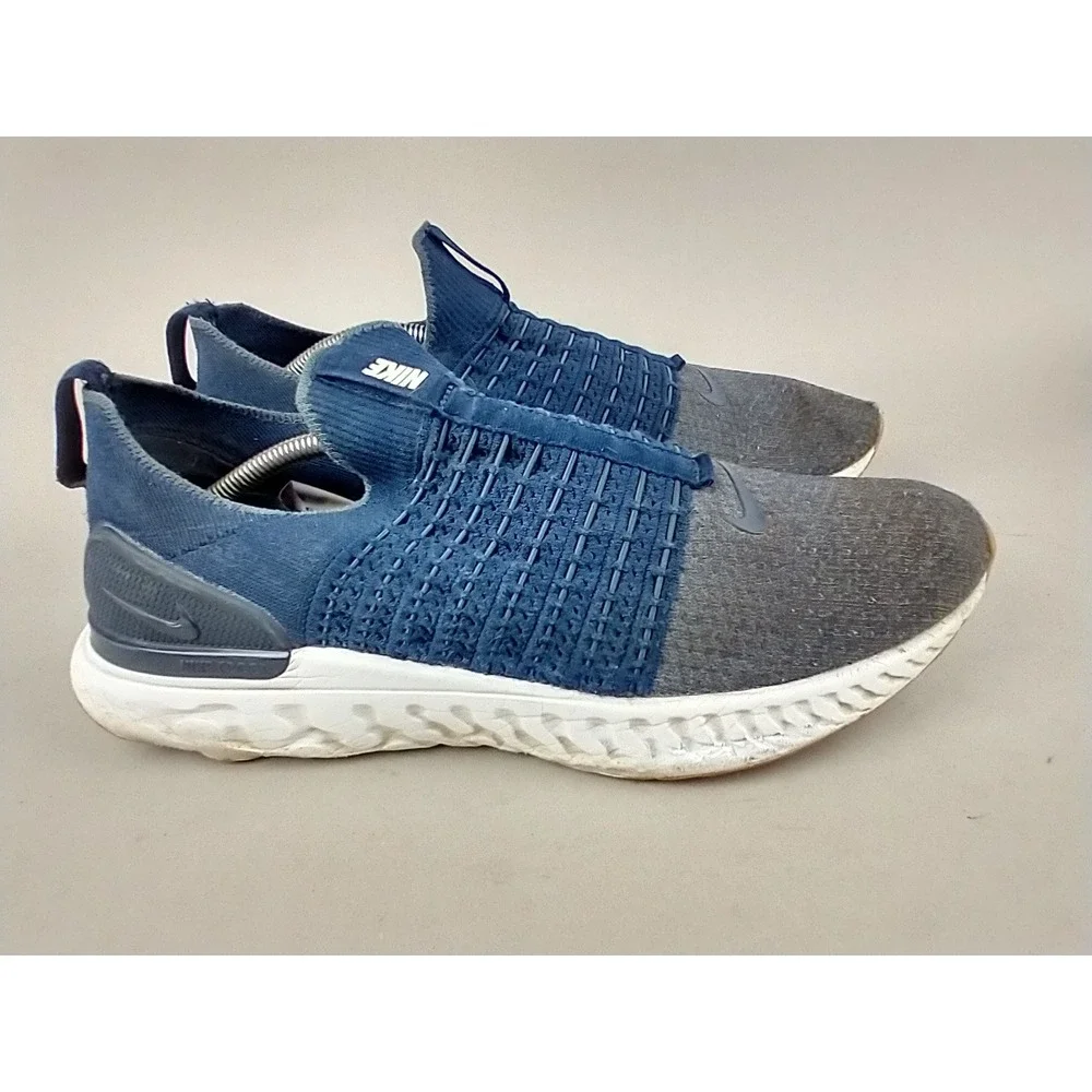 Nike React‎ Phantom Run Flyknit 2 Mens Midnight Navy Blue CJ0277-401 Size 12.5